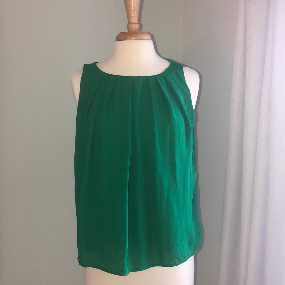 Frnch Green Blouse Tank